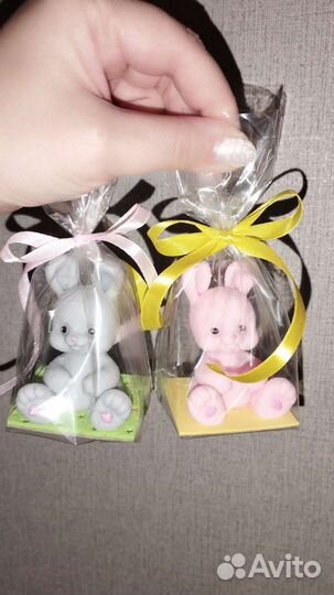 Зайчик, заяц, подарочное мыло