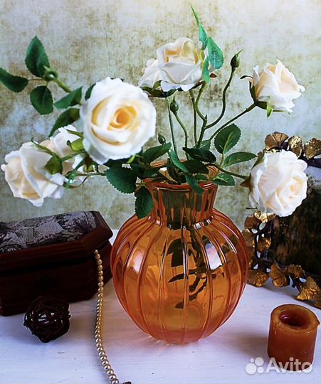 Ваза стеклянная новая