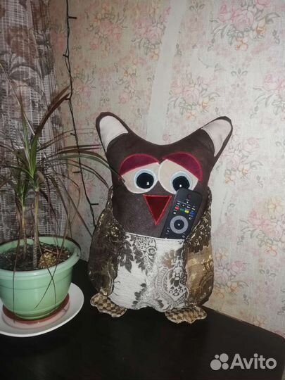 Декоративная подушка совушка