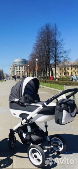 Коляска 2 в 1 Adbor Ottis Dark grey