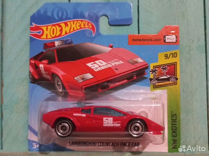 Hot wheels lamborghini countach pace car 2017