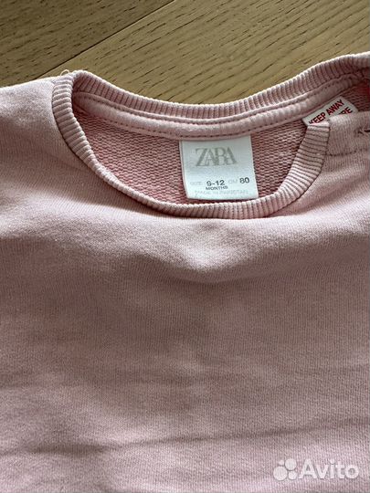 Лонгслив zara для девочки со штанишками