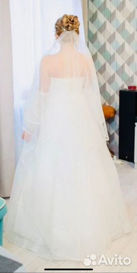 Платье Свадебное с глиттером