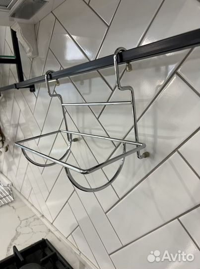 Держатель для бумажного полотенца на рейлинг