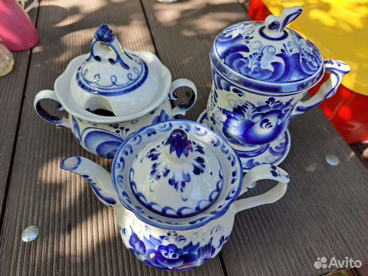 Посуда гжель