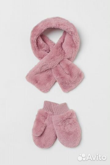 Шарфик и варежки H&M