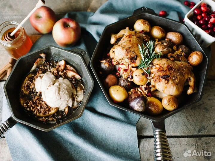 Finex сковрода-гриль чугунная