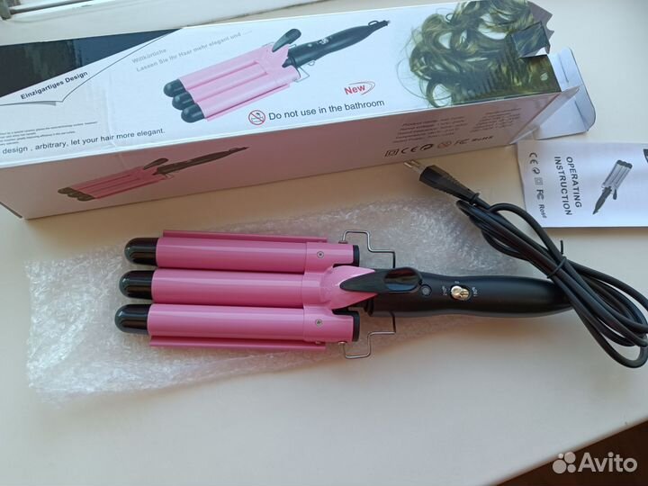 HE 19 Розовый утюжок для укладки