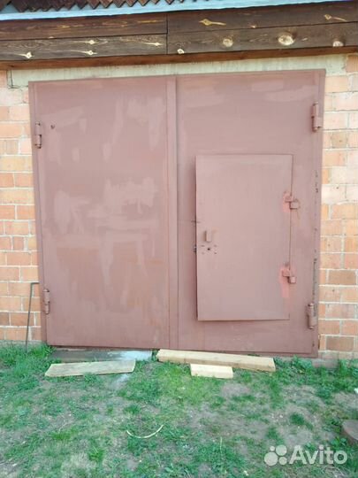 Ворота гаражные металлические бу