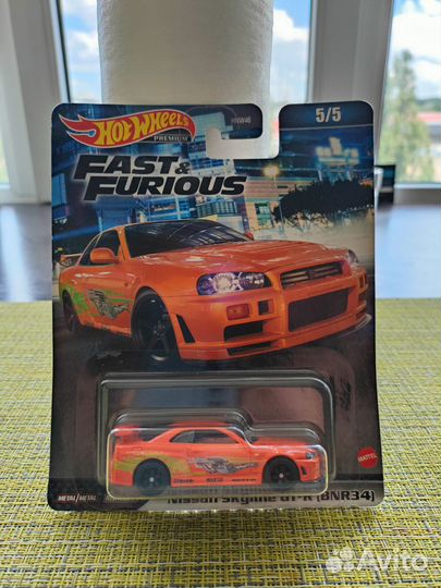 Hot wheels premium, Nissan skyline GT-R (bnr34)