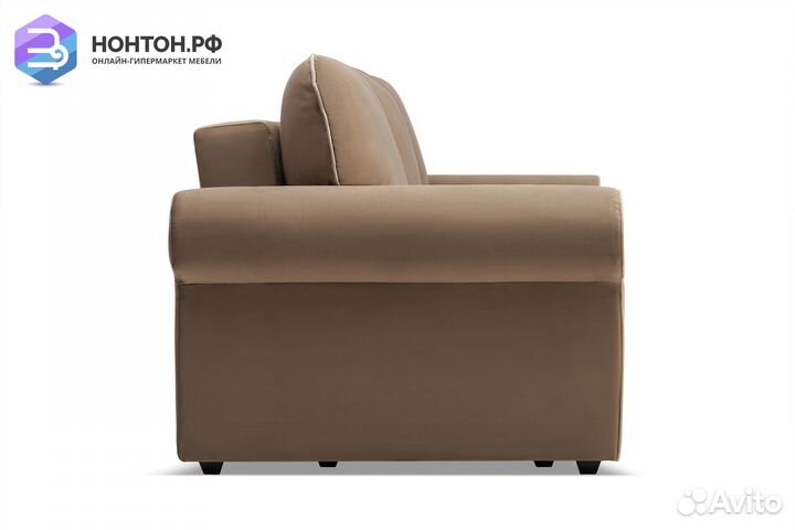 Диван еврокнижка Прованс 3-х местный коричневый