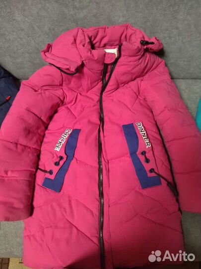 Куртки зимние 128-134