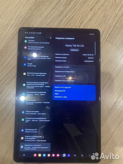 Планшет samsung galaxy tab s6 lite 128