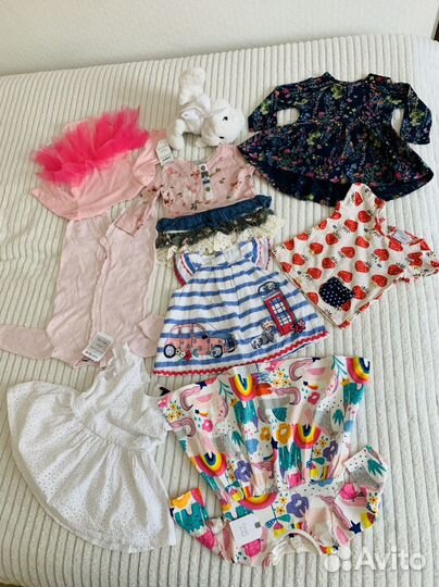 Фирменные вещи на девочку 0/6 мес