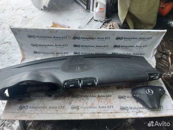 Торпеда с подушкой Mercedes w203