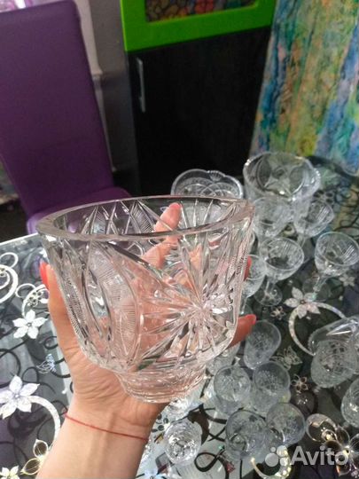 Салатник ссср, хрусталь