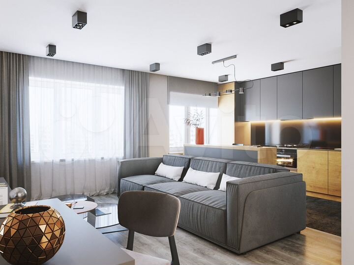 3-к. квартира, 65 м², 8/9 эт.