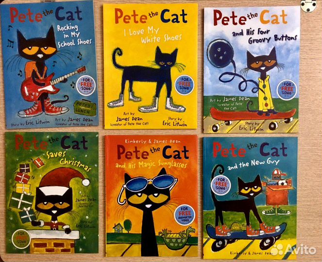 Pete the cat /Кот Пит на английском языке