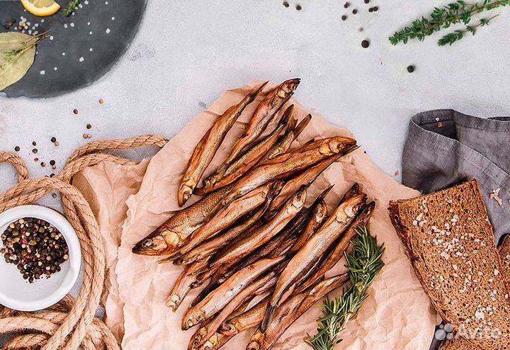 Корюшка горячего копчения