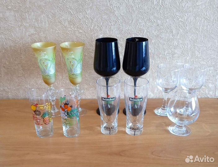 Фужеры, стаканы, стопки