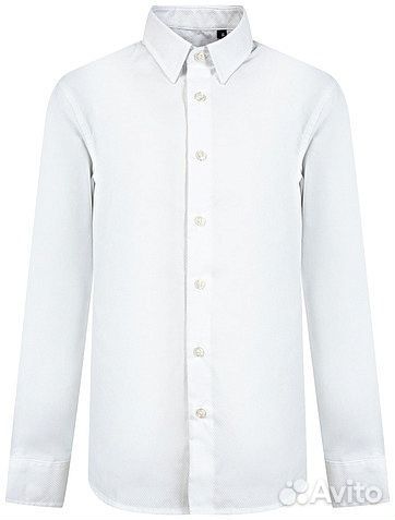 Белая рубашка для мальчика 11 лет