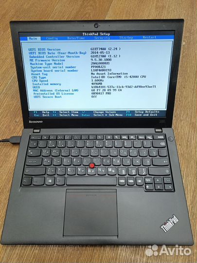 Ноутбук Lenovo ThinkPad x240 T540p T460 T470 T470s