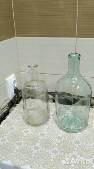 Бутыли СССР 10 л Стаканы