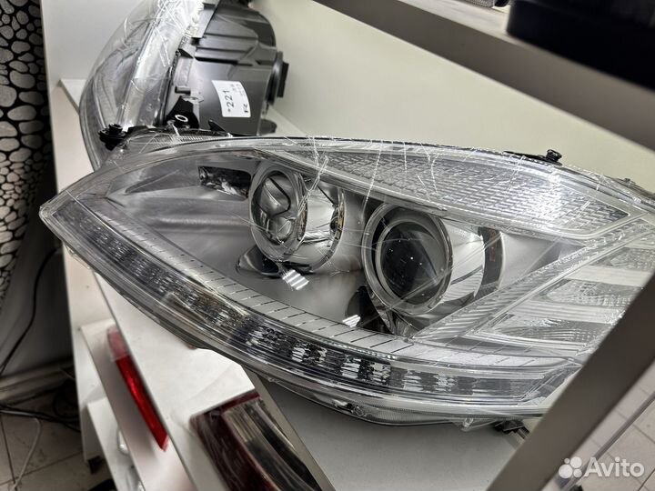 Mercedes benz w221 фары рестайлинг для дореста
