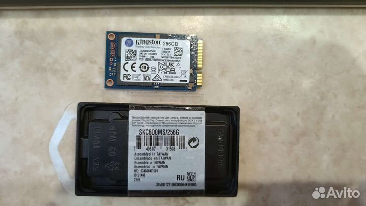 Ssd диск msata Kingston kc600 256Gb