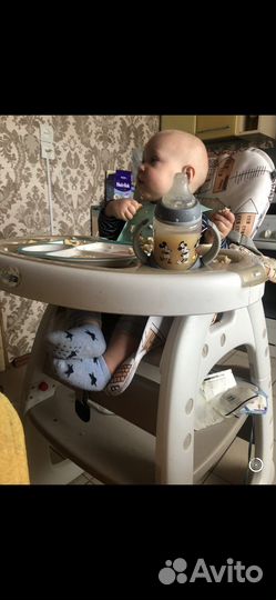 Стул для кормления 2в1 Babyton Citi Beige 505