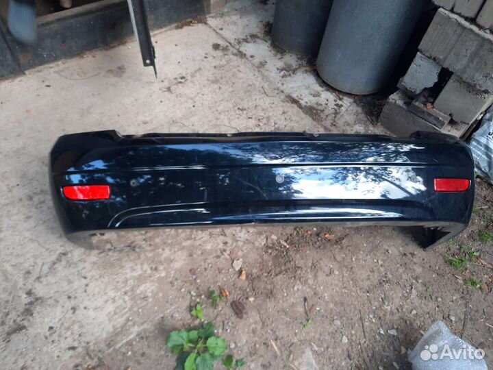 Бампер приора хэтчбэк задний