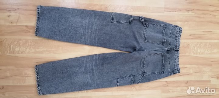 Джинсы широкие для подростка Sela, рост 164 см