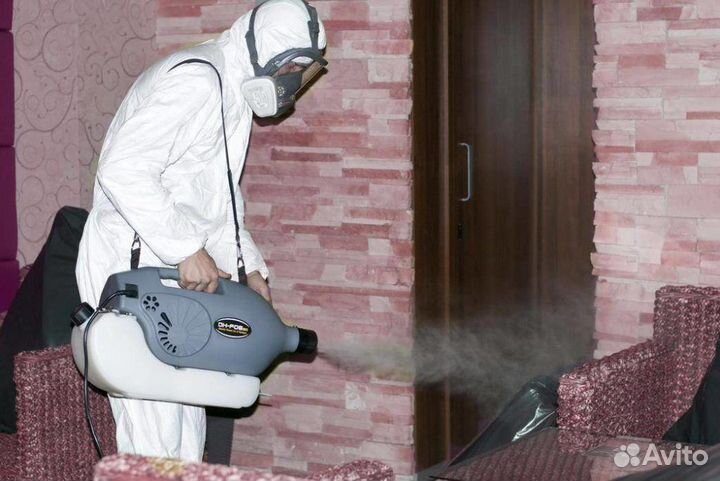 Уничтожение насекомых, удаления запахов