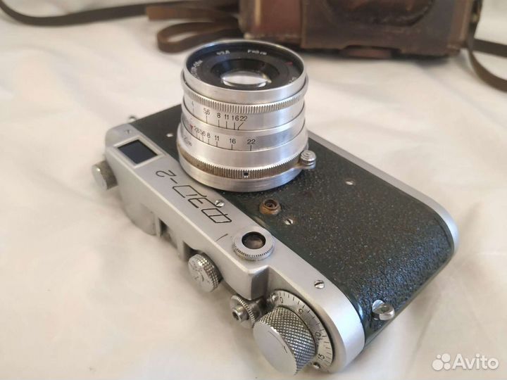 Фотоаппарат зелёный фэд-2 СССР