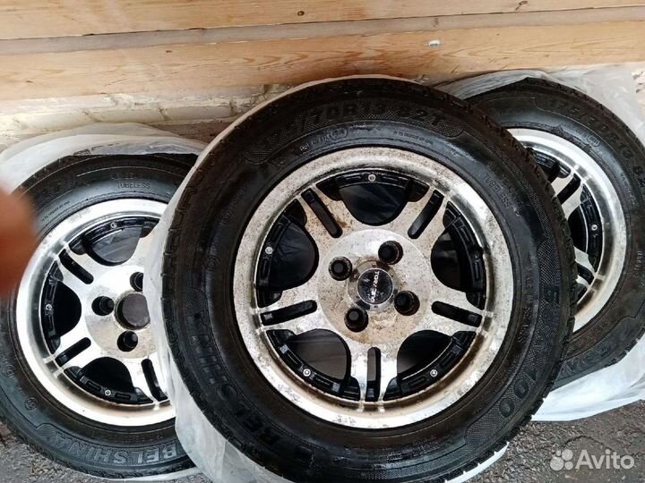 4 Литых диска на Ваз радиус 13,без камерка