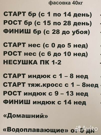 Комбикорм Best в Туле (бройлер-индюк-несушка-утка)