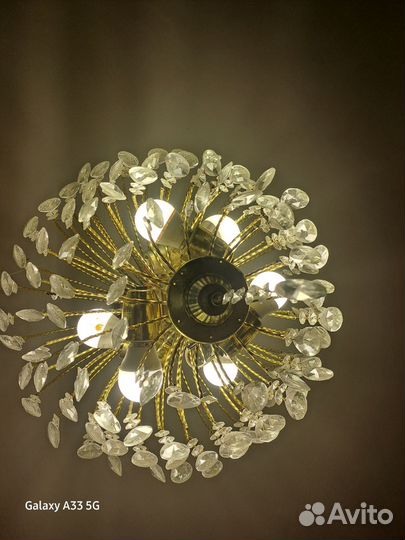 Люстра хрустальная