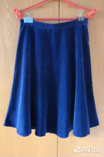 Юбка из бархата новая, раз.46-48