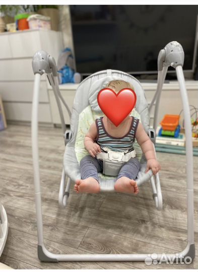 Детские электронные качели Indigo fresh 2в 1