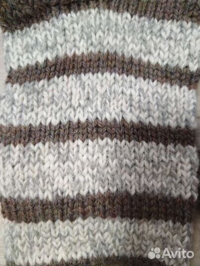 Носки ручной вязки шерстяные