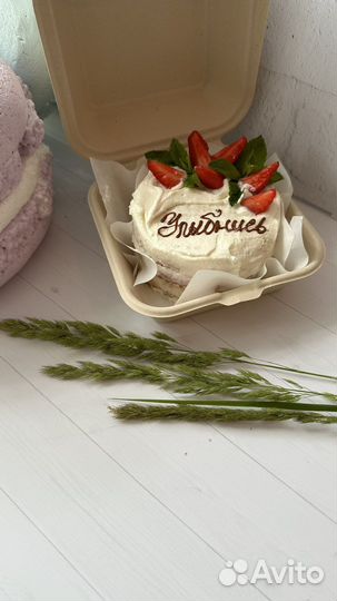 Бенто торт молочная девочка