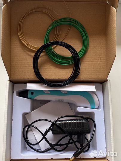 Новая 3d ручка голубая