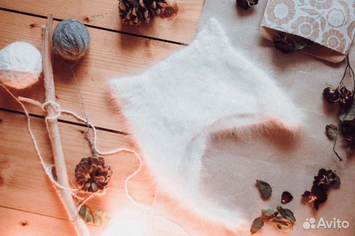 Пуховая пряжа Ангорского кролика