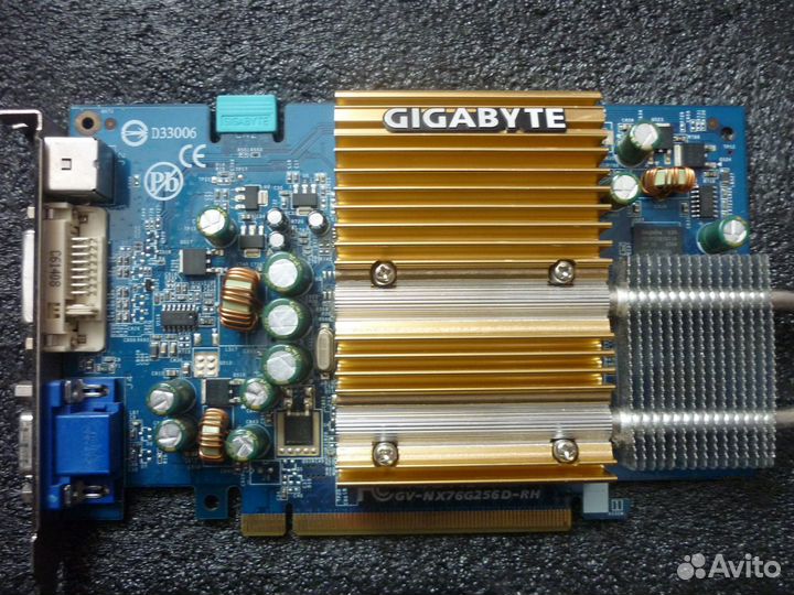Видеокарта gigabyte GV-nx76g256d-Rh