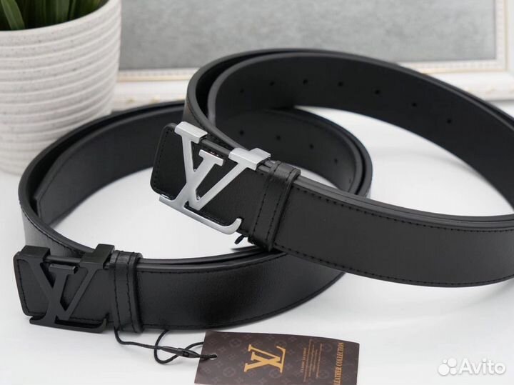 Ремни louis vitton унисекс натуральная кожа