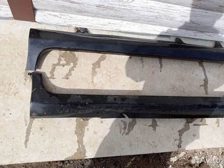 Накладки на пороги ford focus 2 хэтчбек 5-ти дв