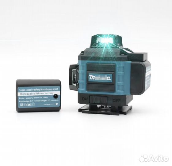 Лазерный уровень makita 16 лучевой со штативом