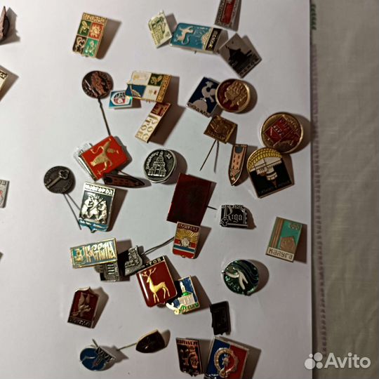 Значки СССР гербы городов