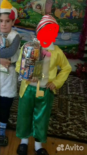 Костюм буратино на прокат