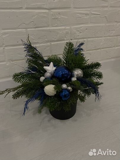 Новогодняя композиция из нобилиса